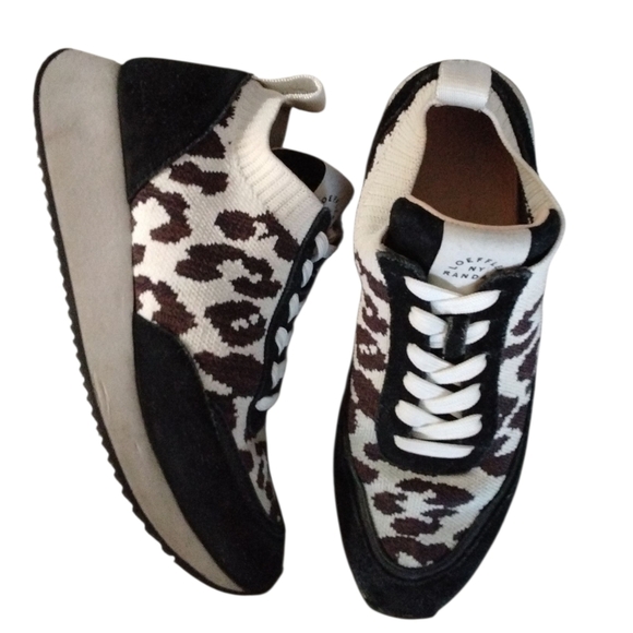Loeffler Randall | Anthropologie Remi Leopard Print Suede Sneaker - Picture 1 of 10